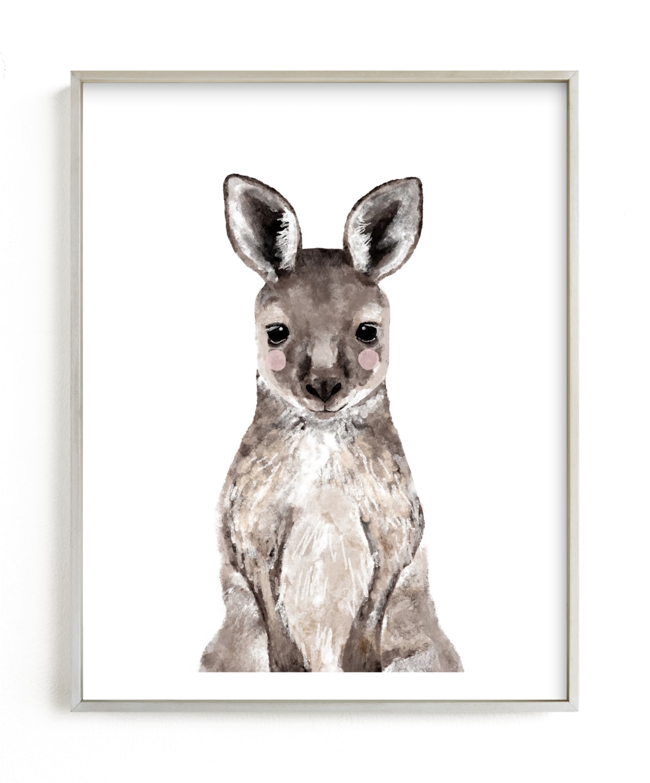 "Baby Kangaroo" by Cass Loh in beautiful frame options and a variety of sizes.