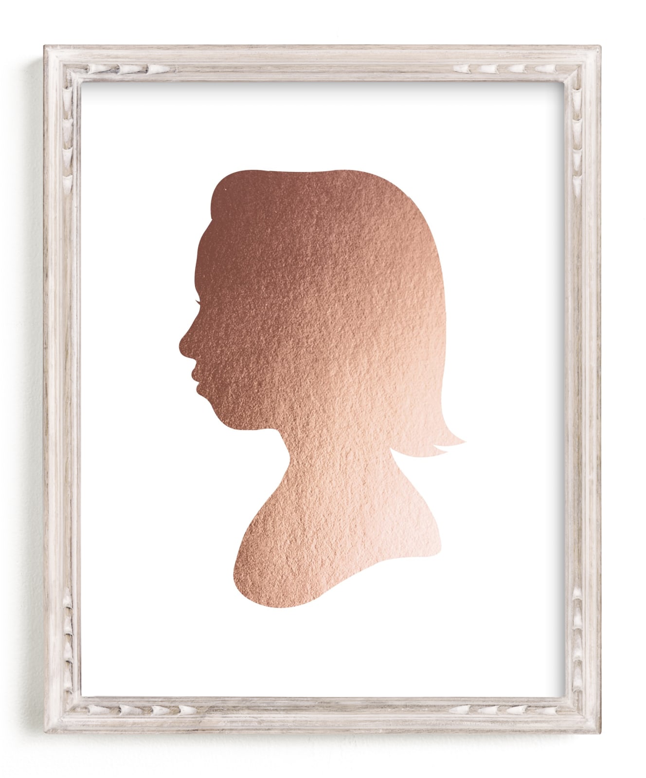 "Custom Silhouette Foil Art" - Silhouette Foil Art by Minted in beautiful frame options and a variety of sizes.