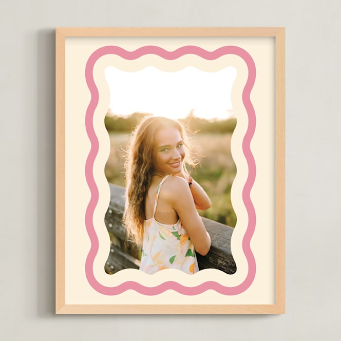 "Wavy: Framed Photo" - Custom Photo Art by Robert and Stella in beautiful frame options and a variety of sizes.