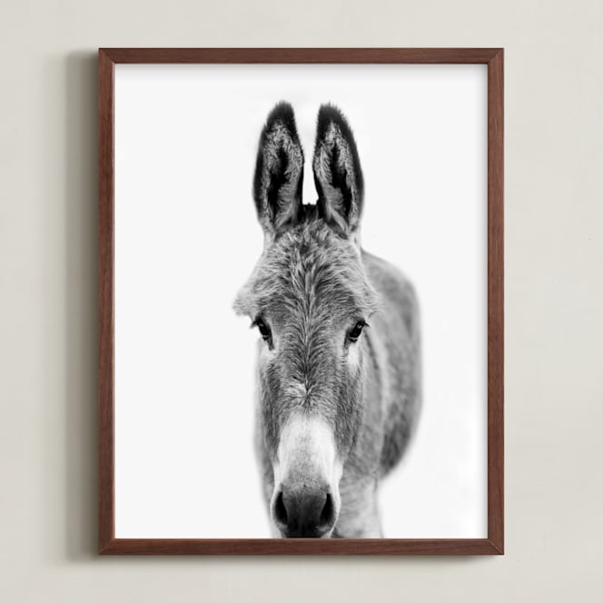 "Sullivan" - Art Print in Smoke grey by Jani Blake - Framed