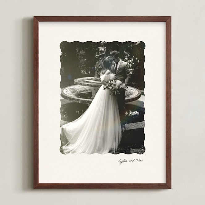 Vintage Scallop: Portrait Custom Photo Art by Sara Hicks Malone