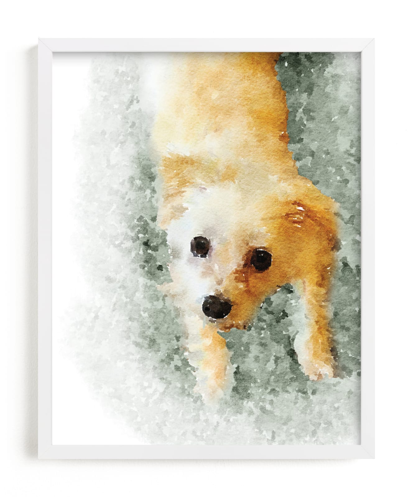 "Custom Pet Portrait" - Completely Custom Art by Minted in beautiful frame options and a variety of sizes.