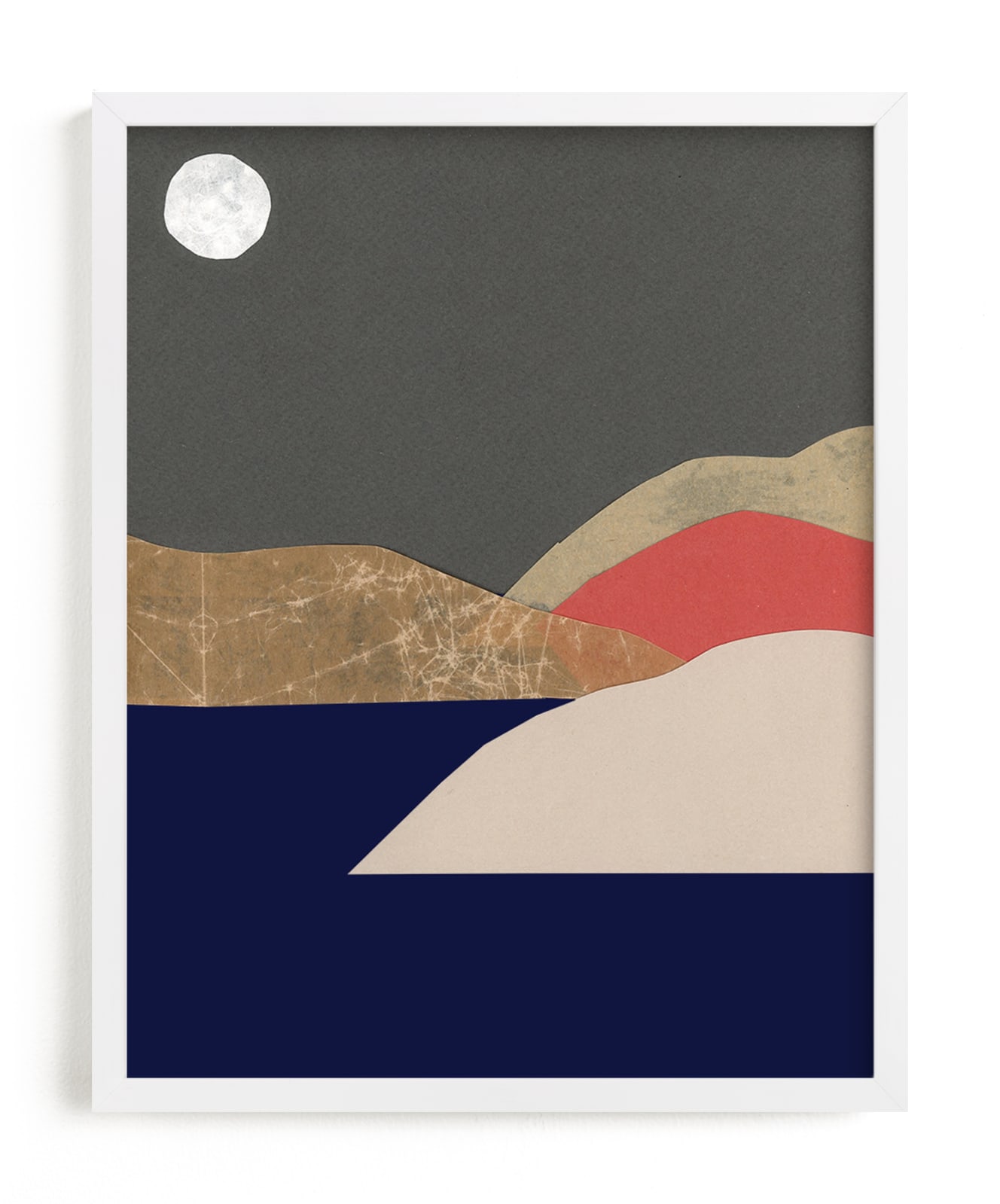 "Full moon tonight" - Limited Edition Art Print by Sonya Percival in beautiful frame options and a variety of sizes.