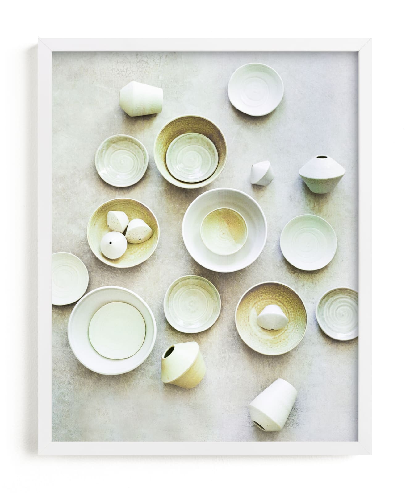 Shop Kitchen Clay; 11x14 Size; Art Print; Frame: Black Wood from Minted on Openhaus