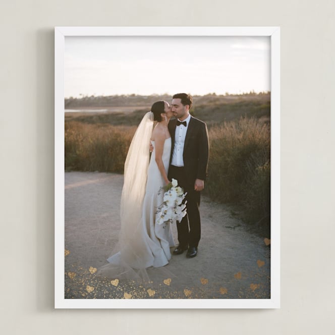 "Hearts: Portrait Foil Framed Photo" - Foil-pressed Photo Art by Ashlee Townsend in beautiful frame options and a variety of sizes.