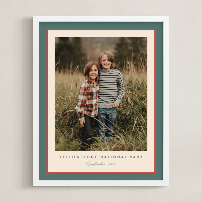 "Ribbon Frame: Portrait Framed Photo" - Custom Photo Art by Carolyn MacLaren in beautiful frame options and a variety of sizes.