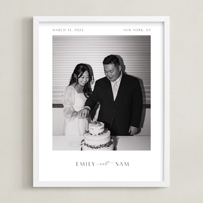 Be There: Portrait Framed Photo