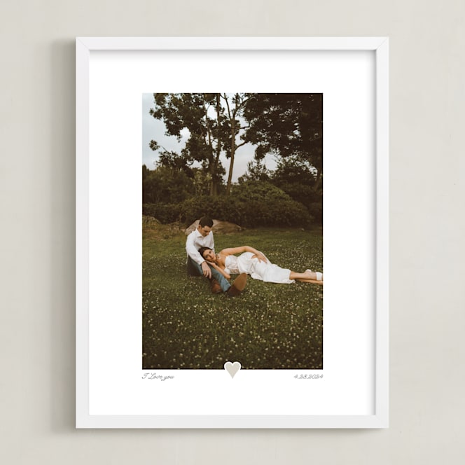 "With a Heart: Portrait Framed Photo" - Custom Photo Art by Laura Hamm in beautiful frame options and a variety of sizes.