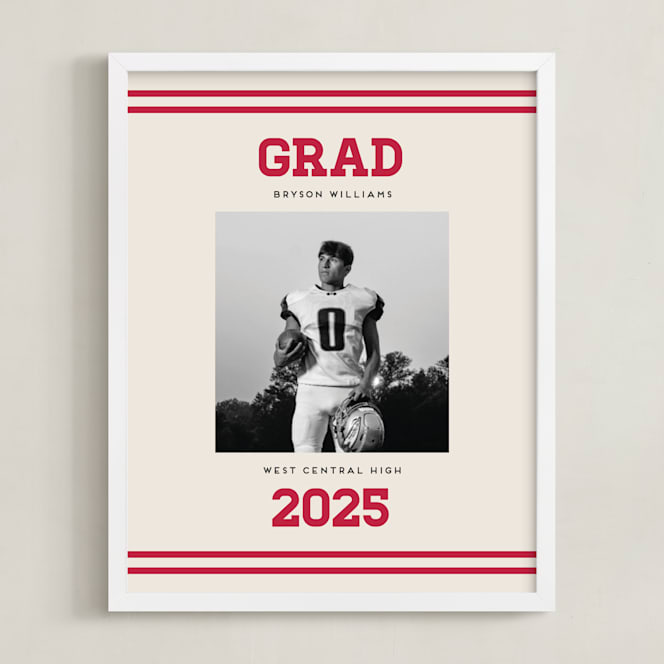 Team Grad: Portrait Framed Photo by Louise Kay