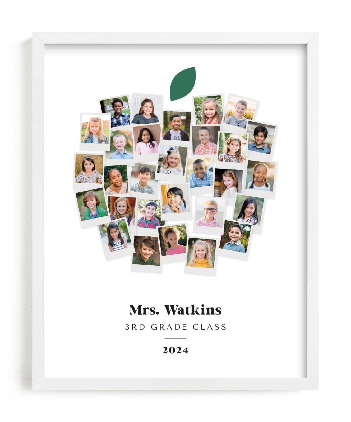 "Apple for the Teacher" - Custom Photo Art by Laura Bolter in beautiful frame options and a variety of sizes.