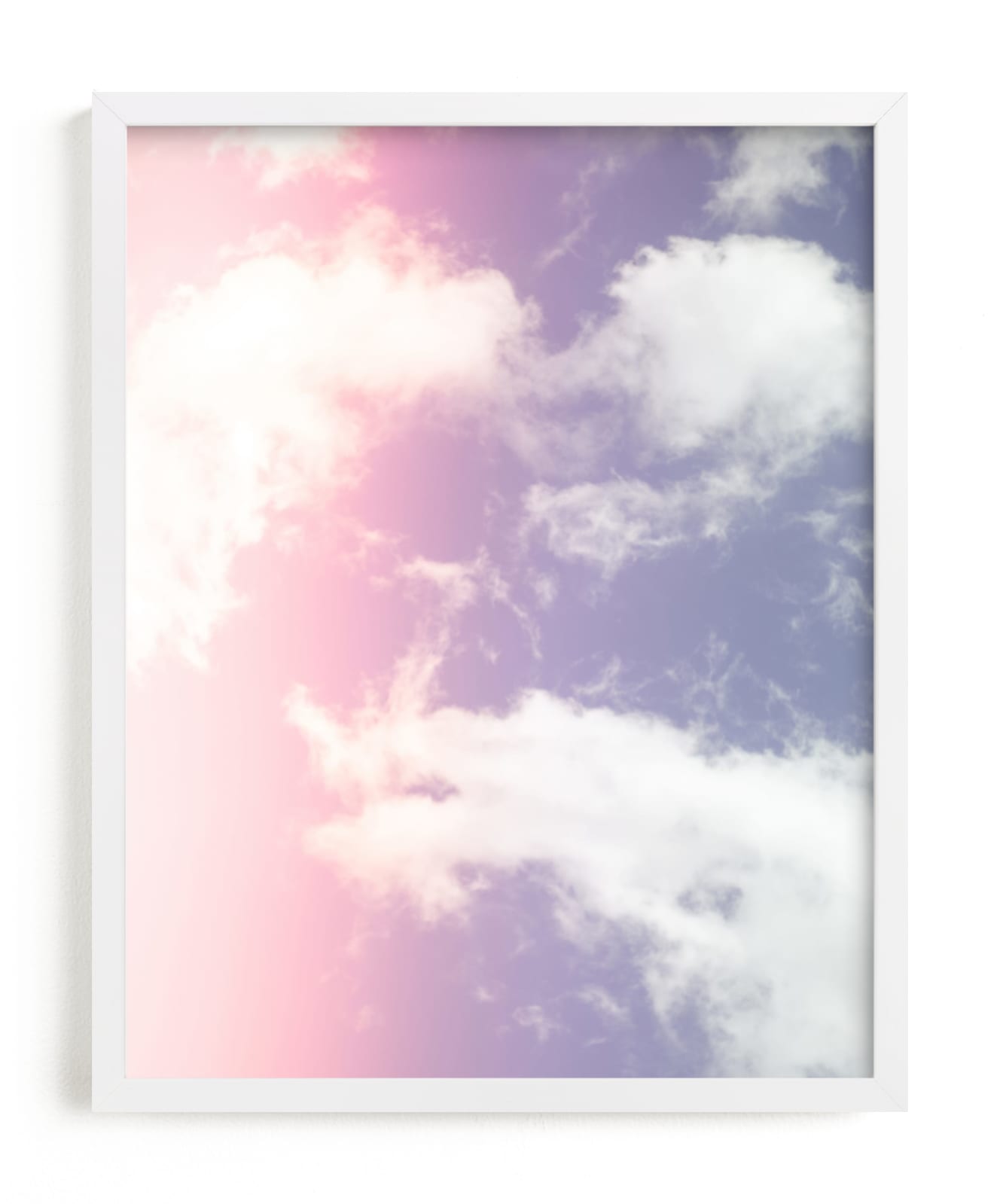 "Cotton Candy Clouds" - Limited Edition Art Print by Erin Beutel in beautiful frame options and a variety of sizes.