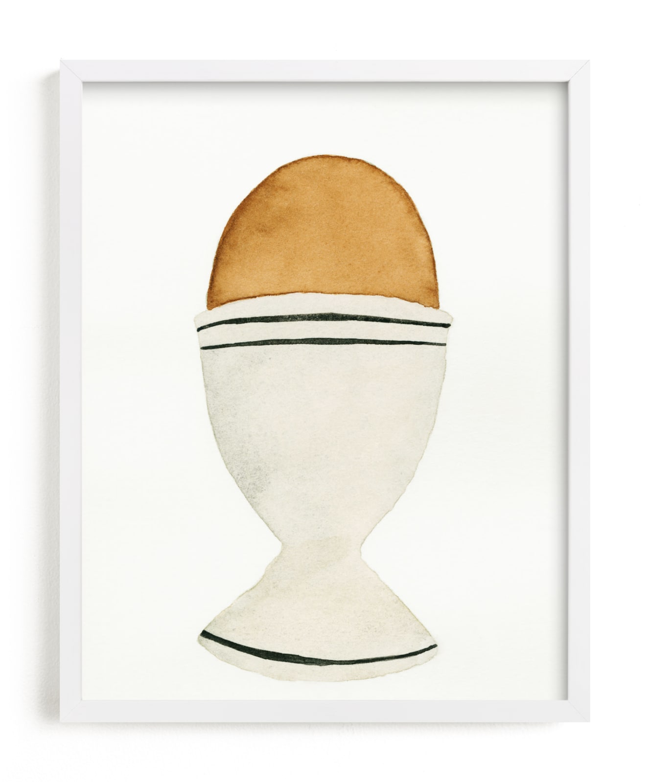 "The Humble Egg" - Limited Edition Art Print by Monica Loos in beautiful frame options and a variety of sizes.