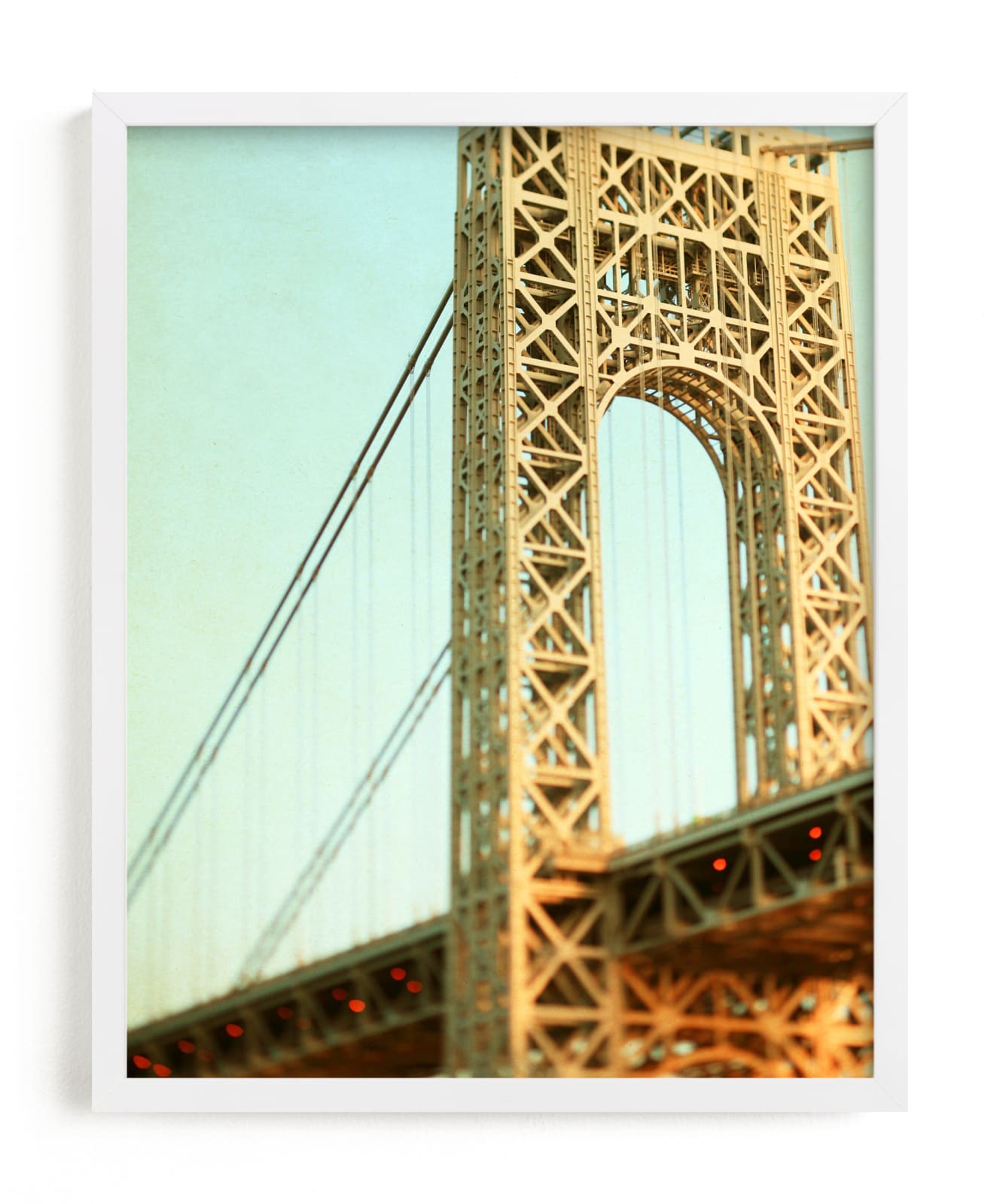"Bridges Of New York #9" - Limited Edition Art Print by ALICIA BOCK in beautiful frame options and a variety of sizes.