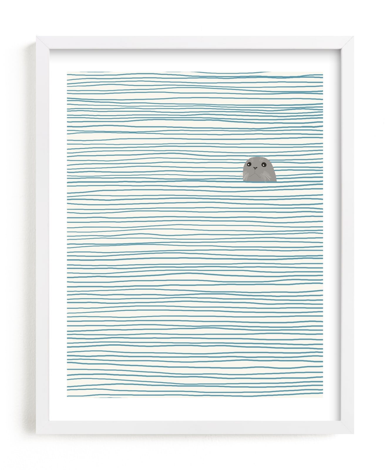"Seal" - Limited Edition Art Print by Jorey Hurley in beautiful frame options and a variety of sizes.