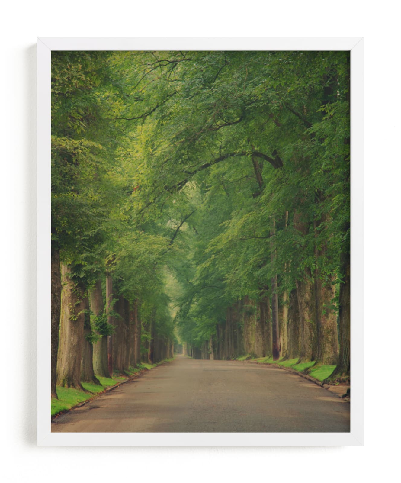 "The Street I Live On" - Art Print by Erin Niehenke in beautiful frame options and a variety of sizes.