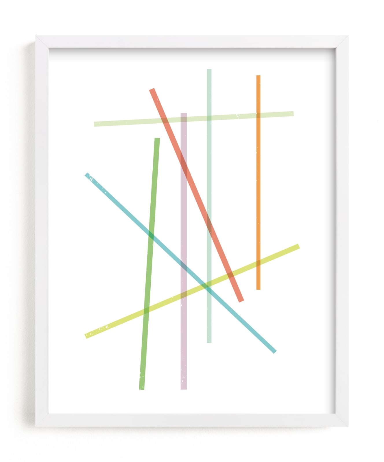 "Pick-Up Stix" - Art Print by Design Lotus in beautiful frame options and a variety of sizes.
