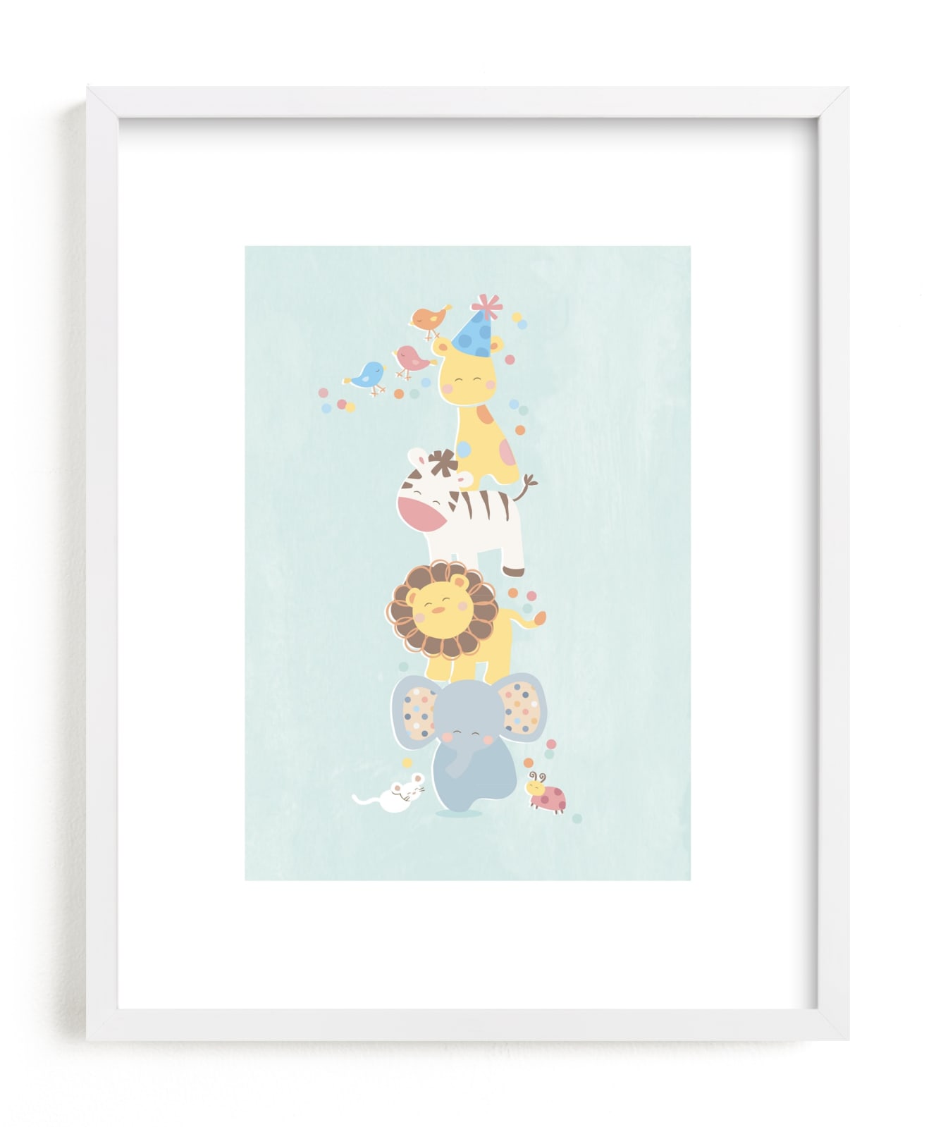 "Animal Totem" - Art Print by peetie design in beautiful frame options and a variety of sizes.