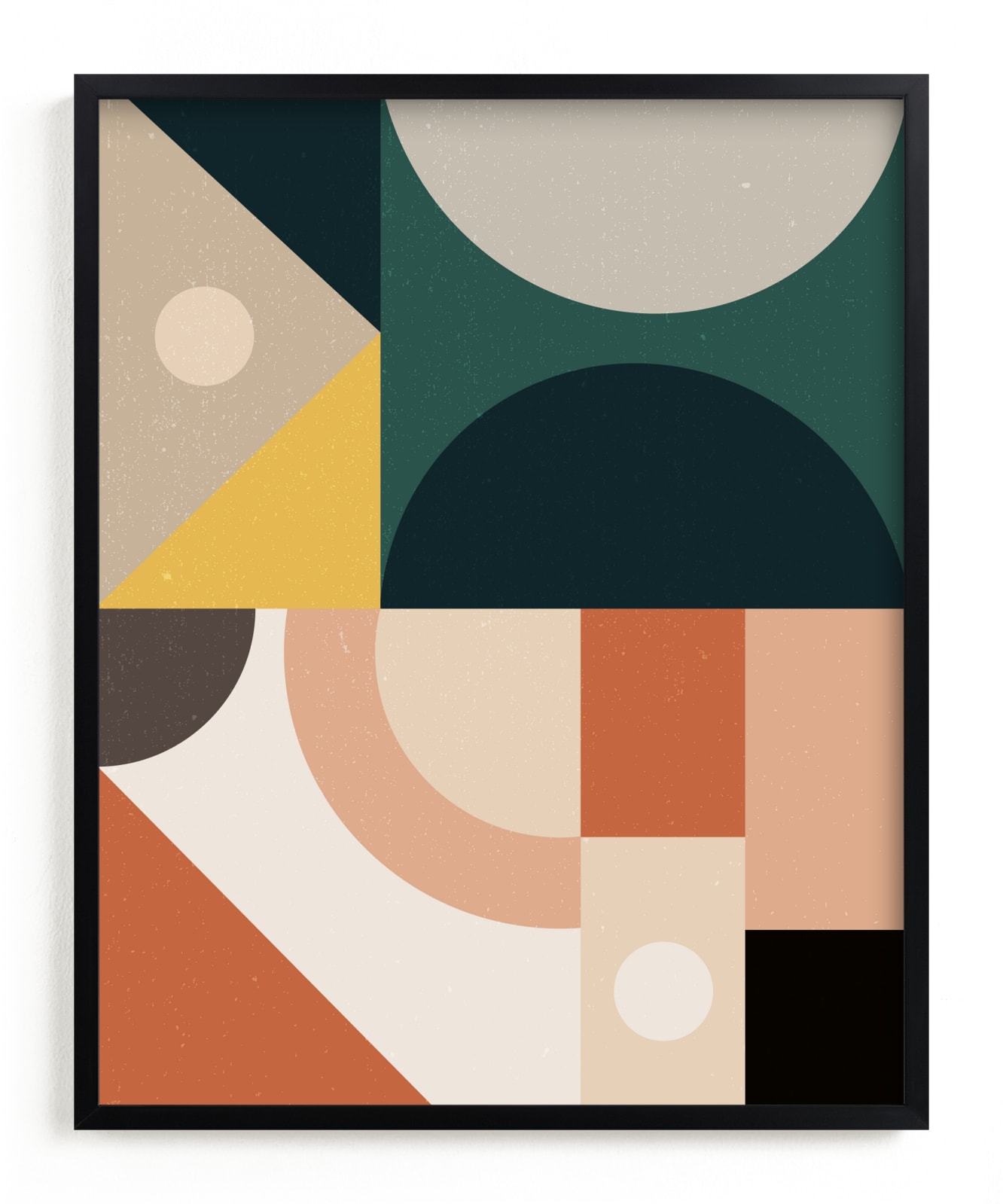 "Mid Century Jungle II" - Limited Edition Art Print by Maria Alou in beautiful frame options and a variety of sizes.