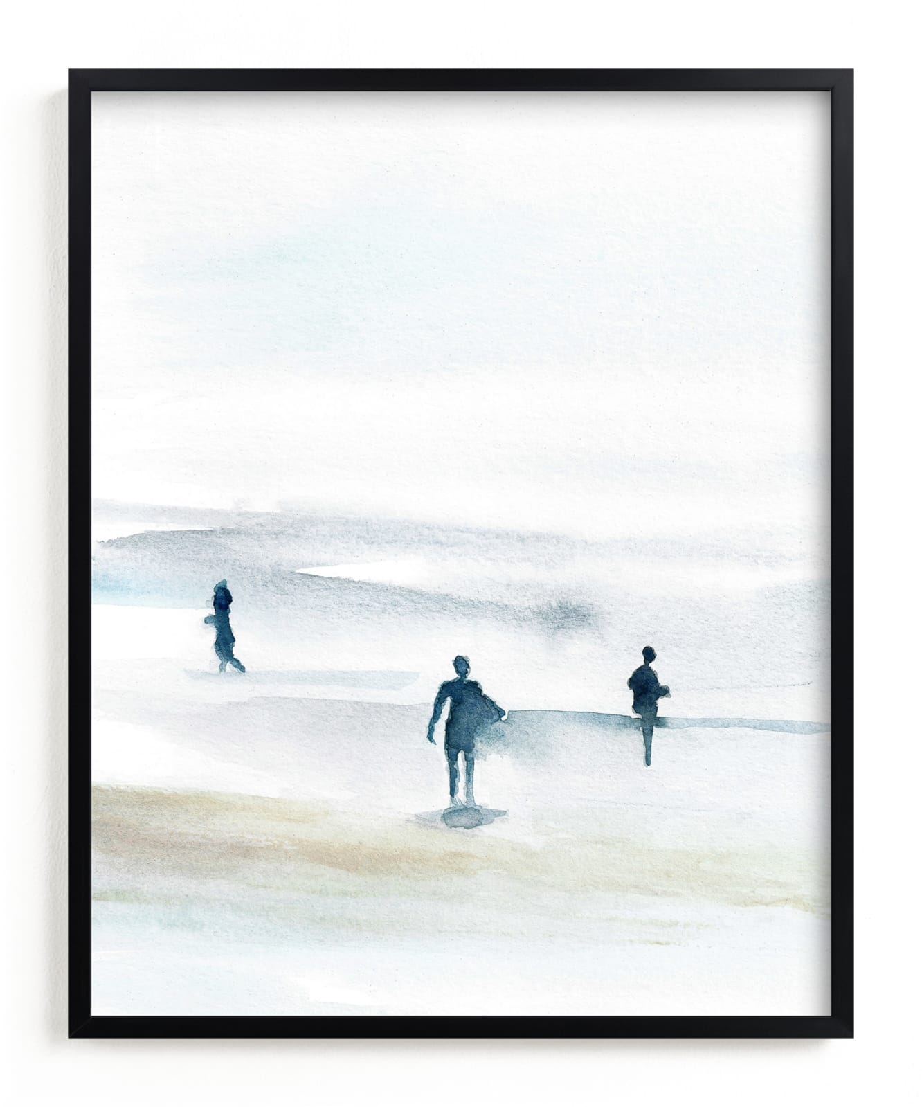 "Surf Dream" - Art Print by Jenny Partrite in beautiful frame options and a variety of sizes.