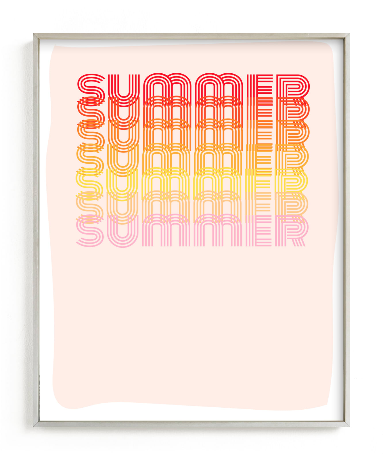 "Retro Summer" - Limited Edition Art Print by Kisco Print Shop in beautiful frame options and a variety of sizes.