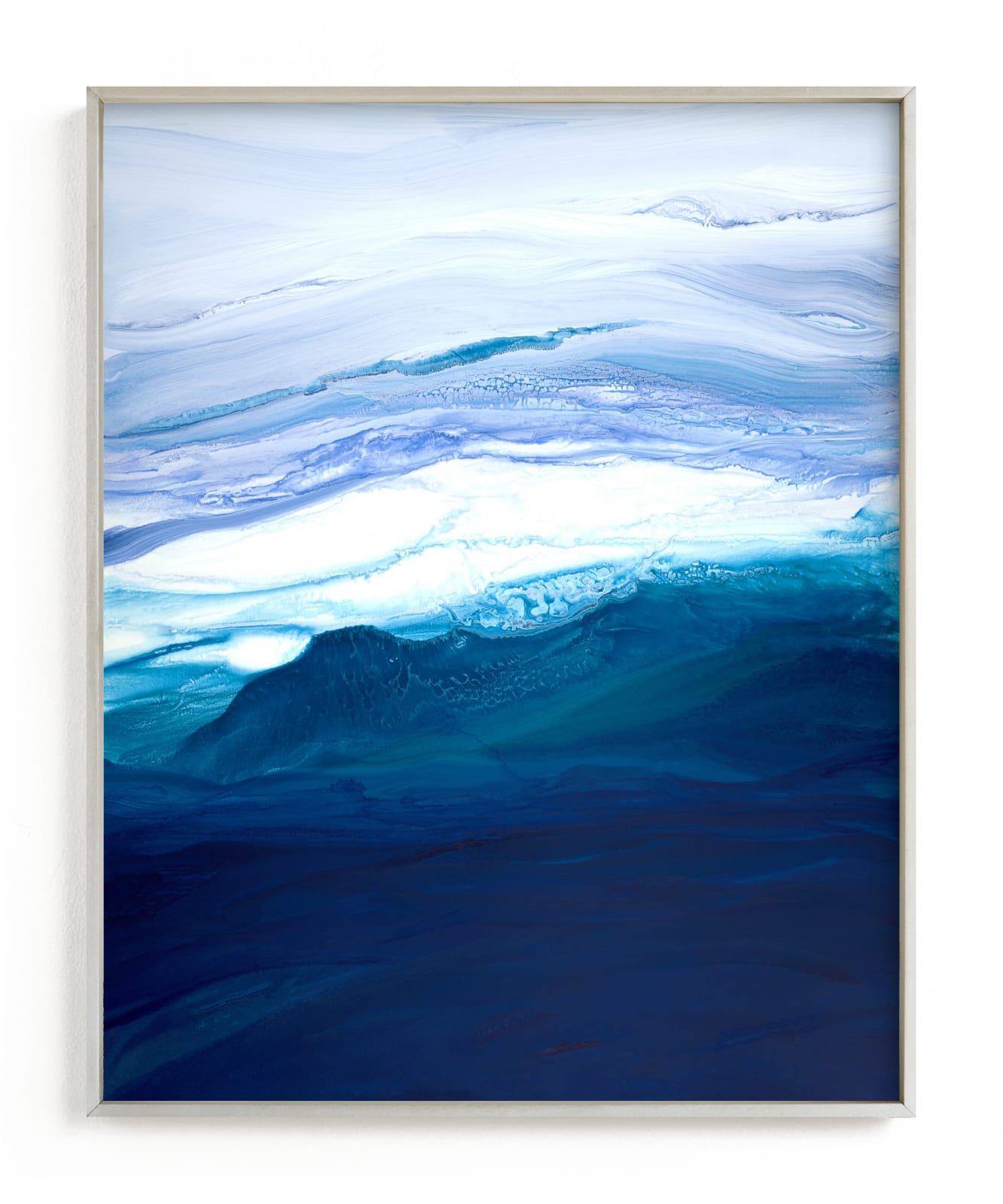 "saltwater current" - Art Print by Teodora Guererra in beautiful frame options and a variety of sizes.