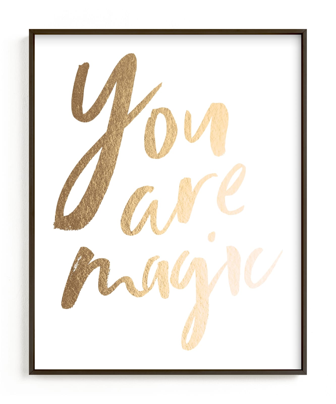 "Magical" - Foil-pressed Giftable Art Print by AK Graphics in beautiful frame options and a variety of sizes.