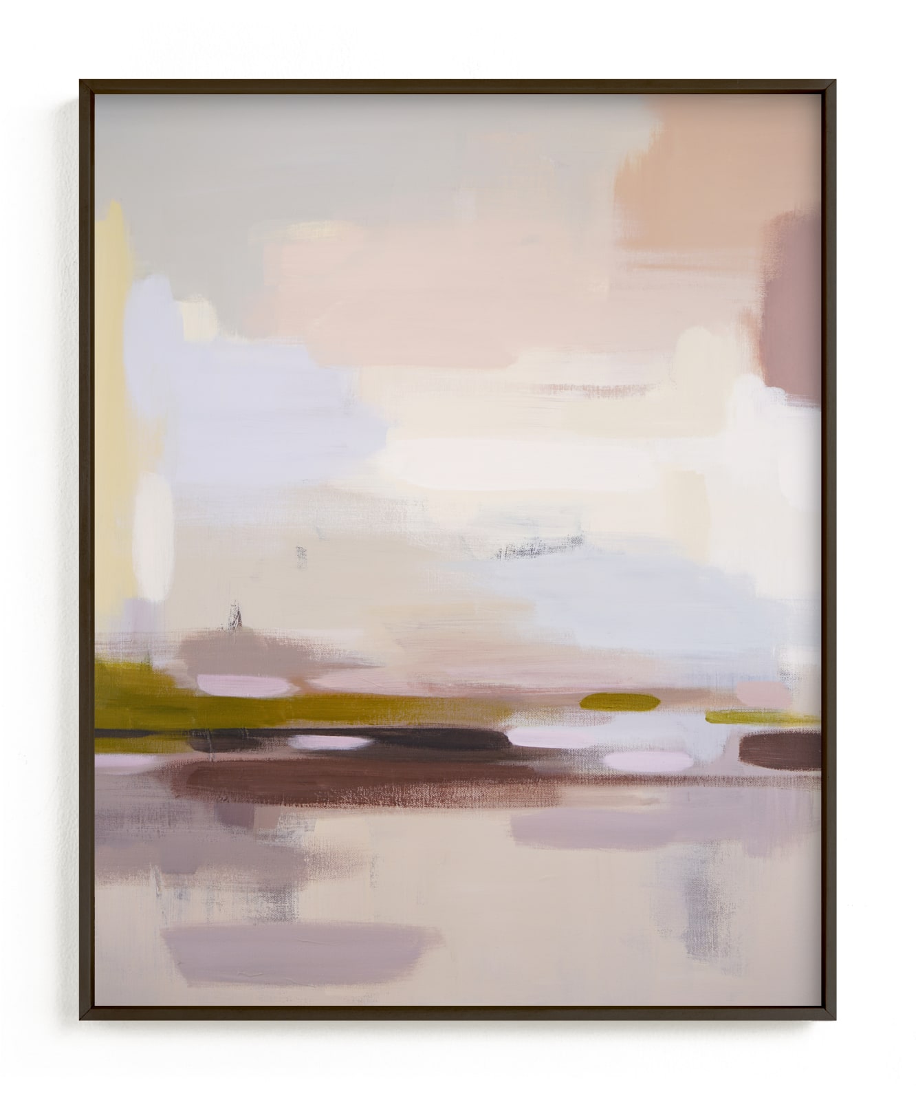 "Mellow Taupe Horizon Ⅰ" by Shina Choi in beautiful frame options and a variety of sizes.