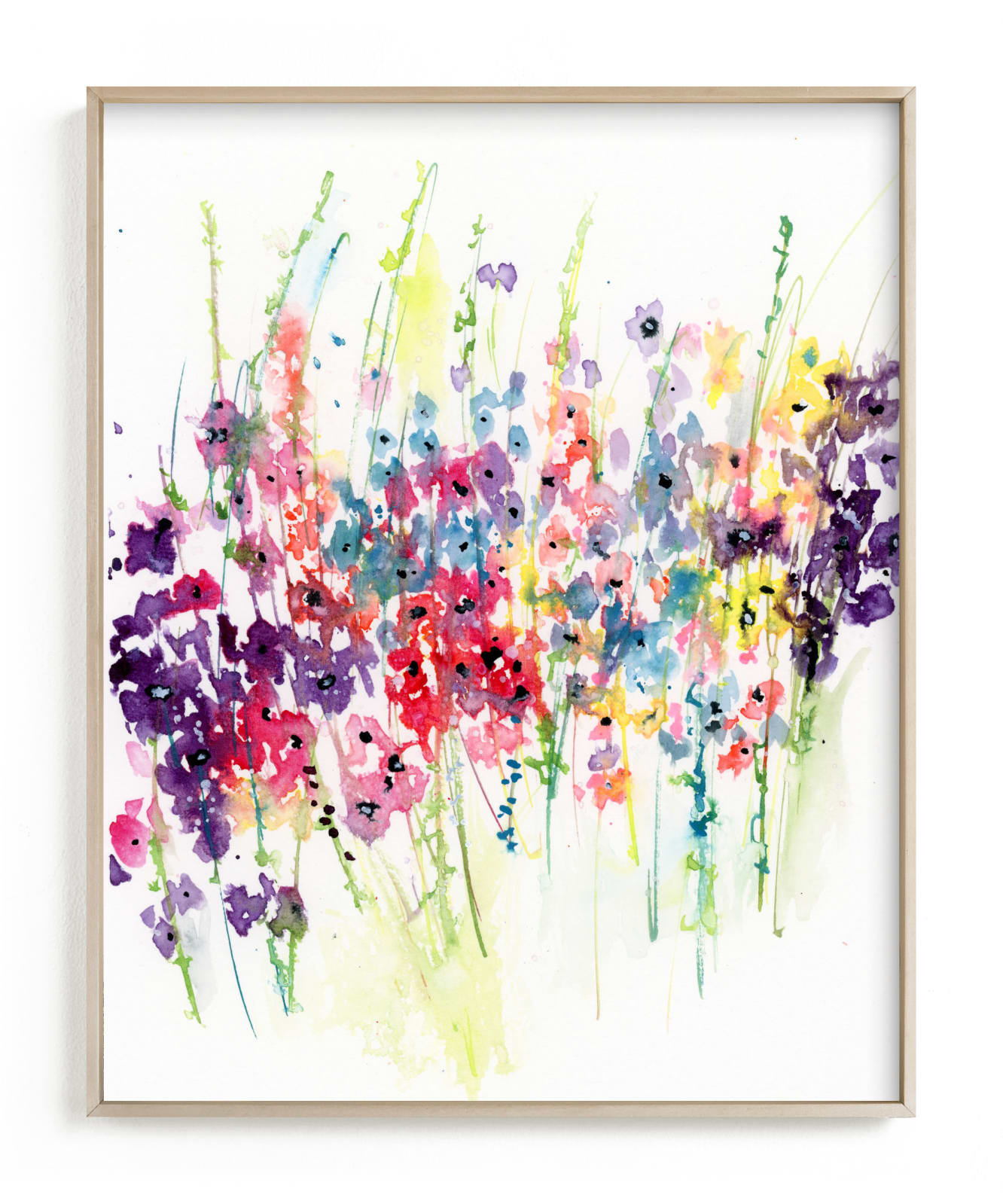 "Floral Affair" - Art Print by Lindsay Megahed in beautiful frame options and a variety of sizes.