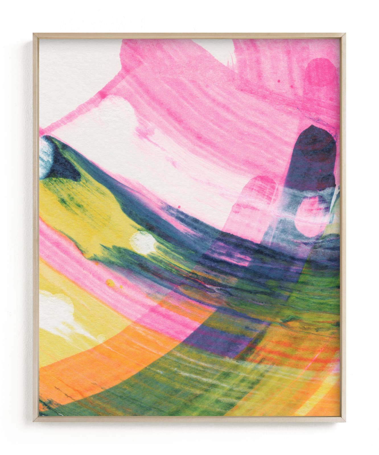 "Go With the Flow 1" by Calee A.H. Cecconi in beautiful frame options and a variety of sizes.