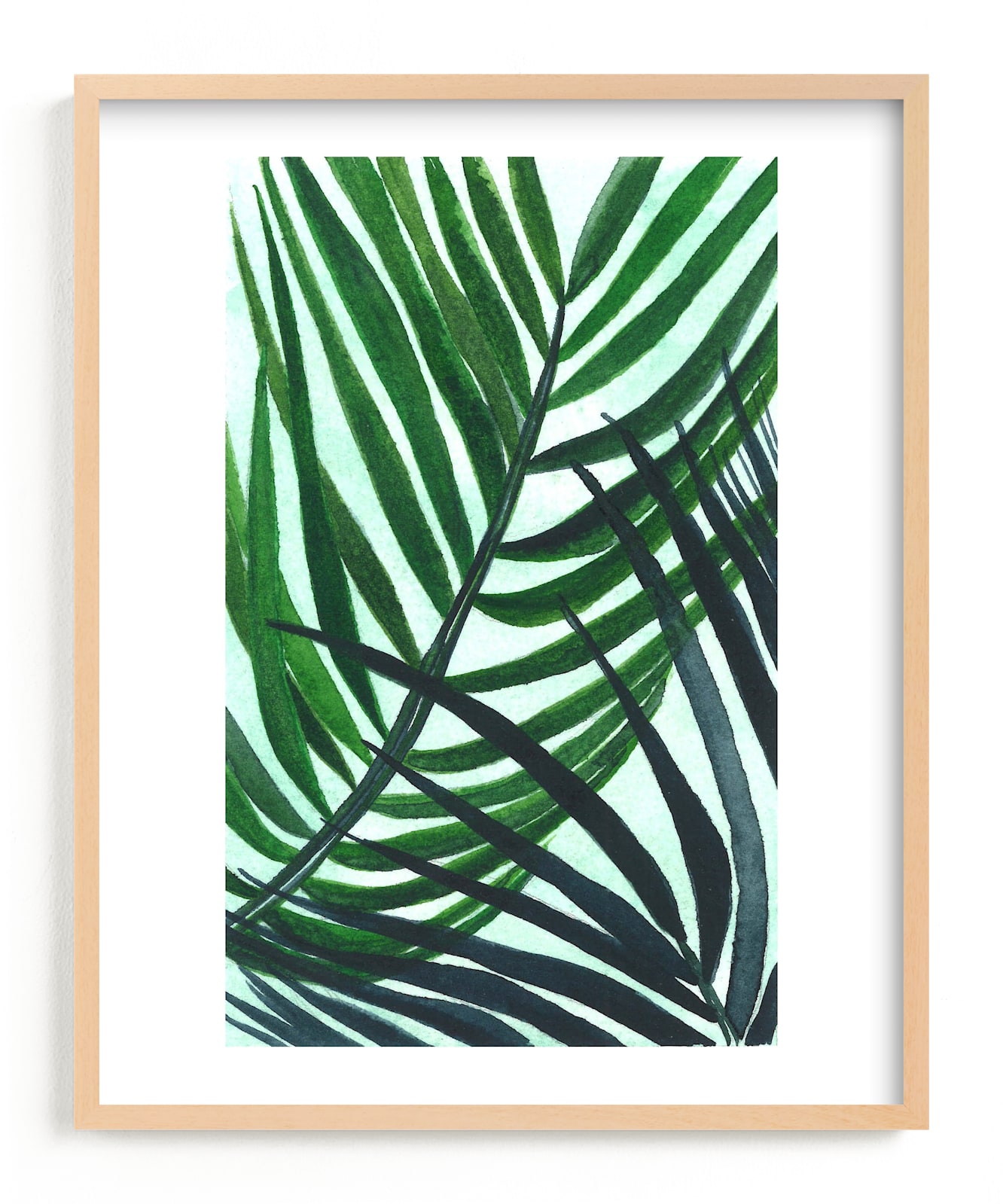 "Crossed Palms" - Limited Edition Art Print by Kara Aina in beautiful frame options and a variety of sizes.