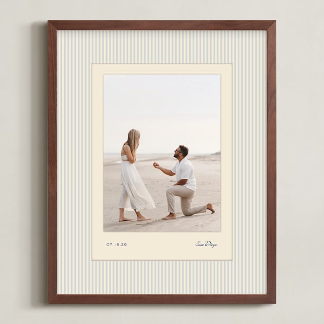Luxe Stripes: Portrait Custom Photo Art by Creo Study