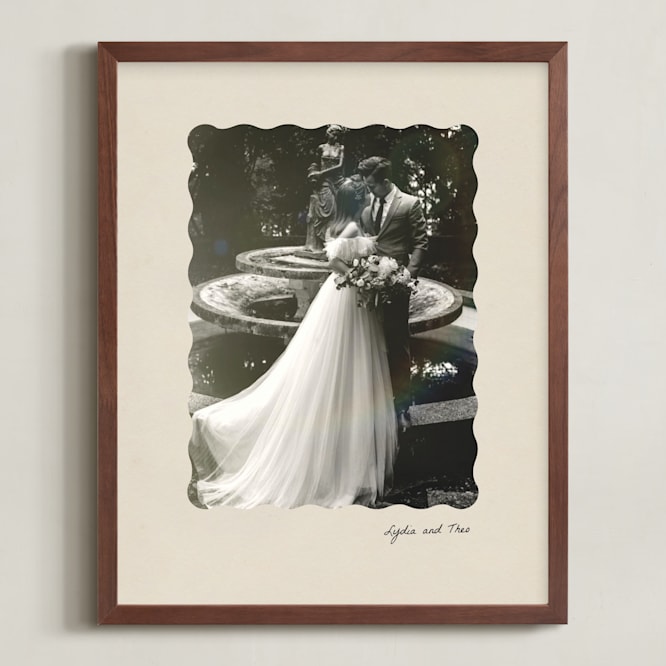Vintage Scallop: Portrait Custom Photo Art by Sara Hicks Malone
