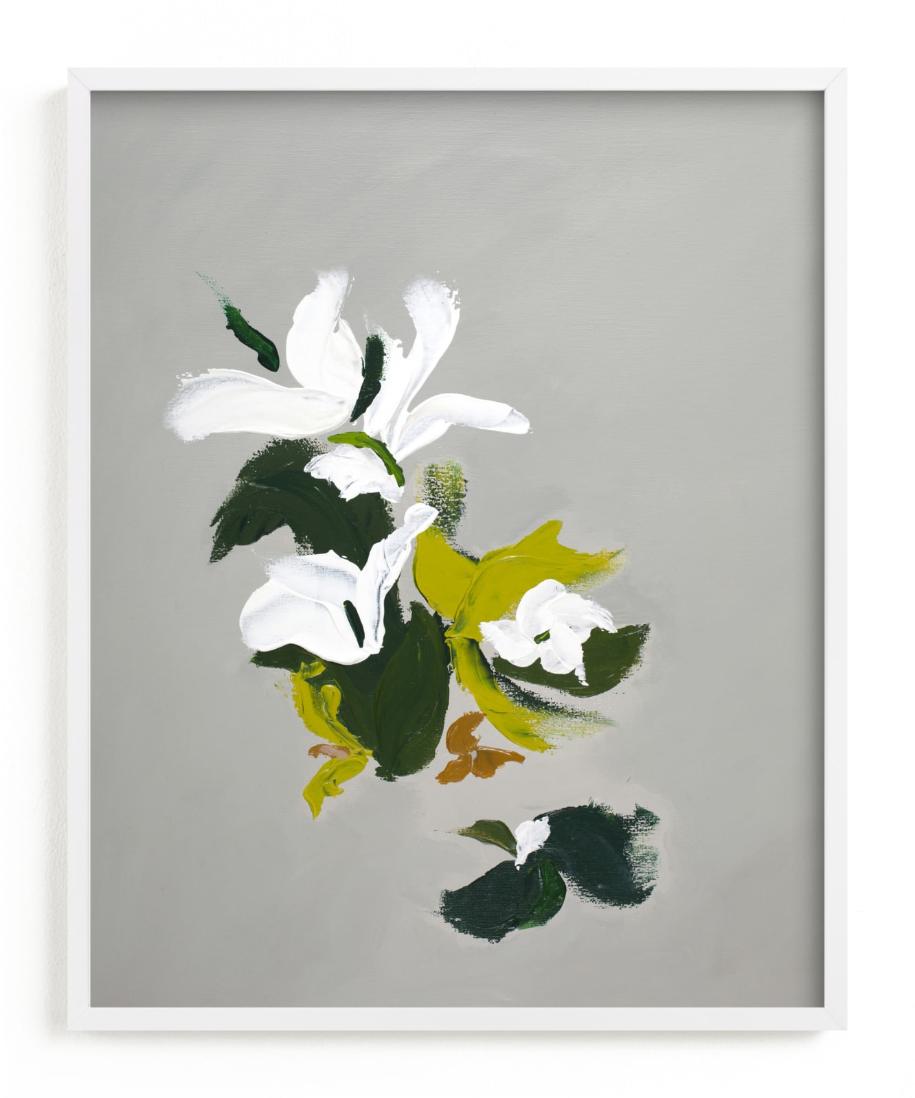 "Abstract Botanical Modern Art" - Art Print by Caryn Owen in beautiful frame options and a variety of sizes.