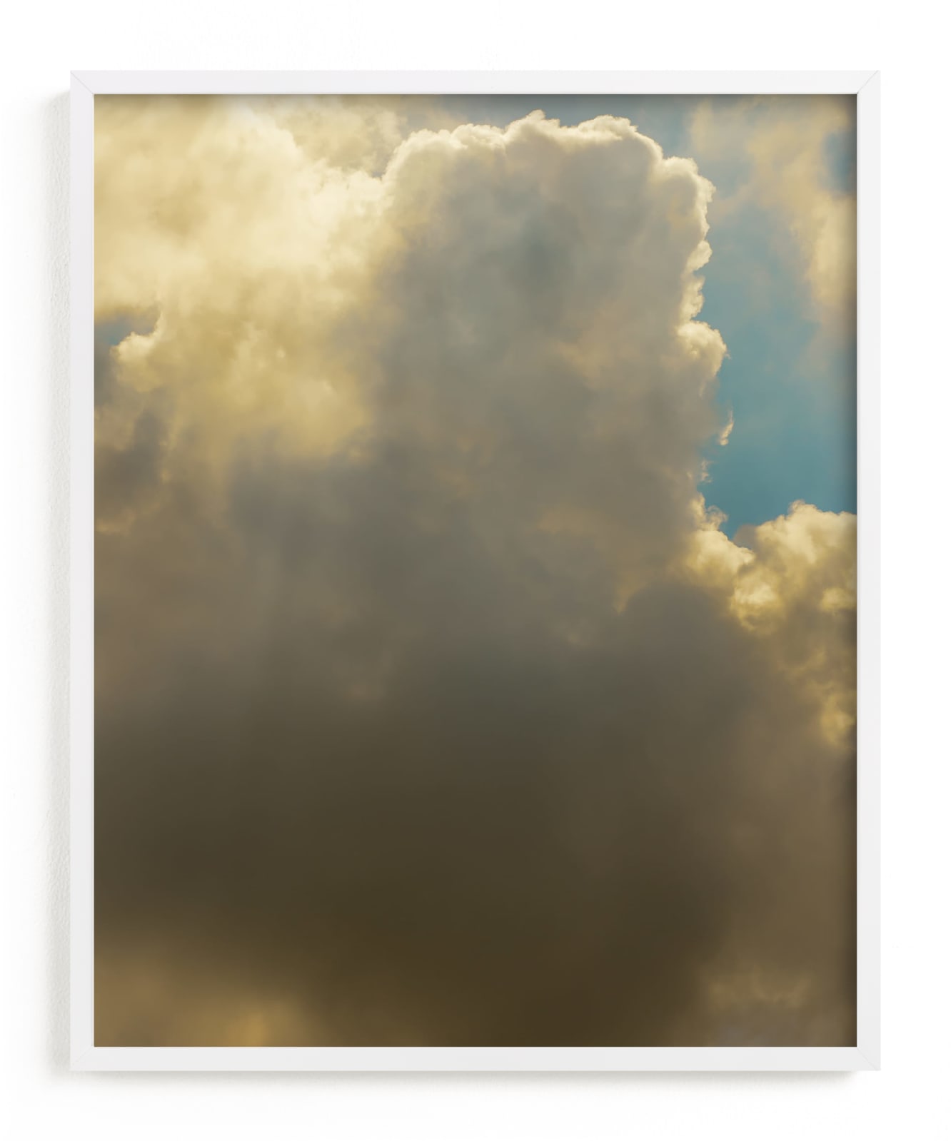 "Clouds #4" - Art Print by Tal Paz-Fridman in beautiful frame options and a variety of sizes.