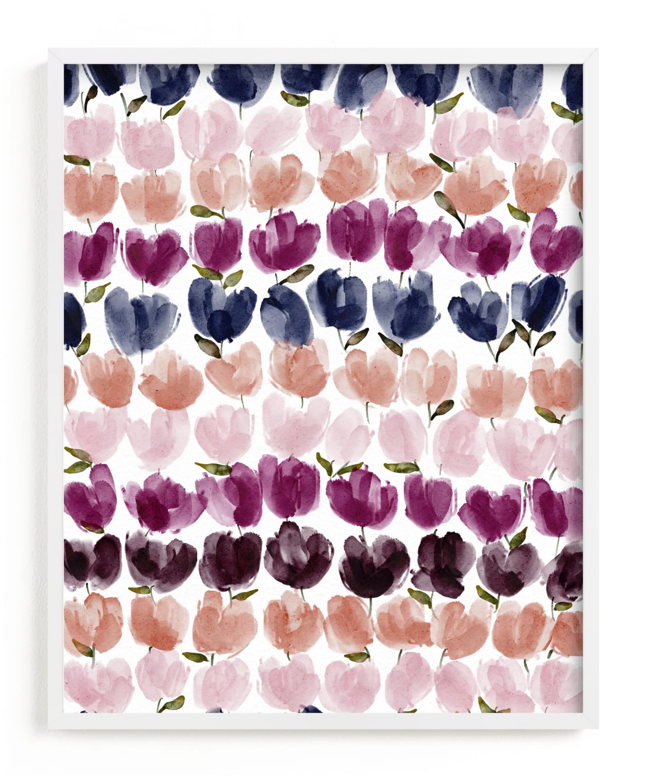 "My Tulip Fields" by Britt Mills in beautiful frame options and a variety of sizes.