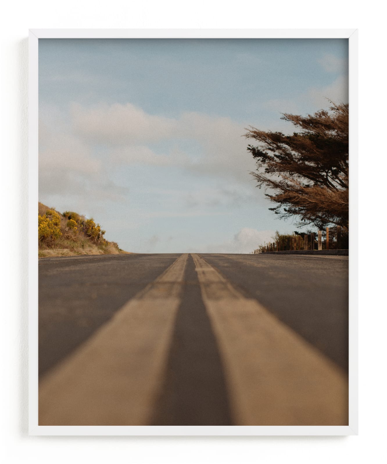 "Dreamy Coastal Road" by Christian Florin in beautiful frame options and a variety of sizes.