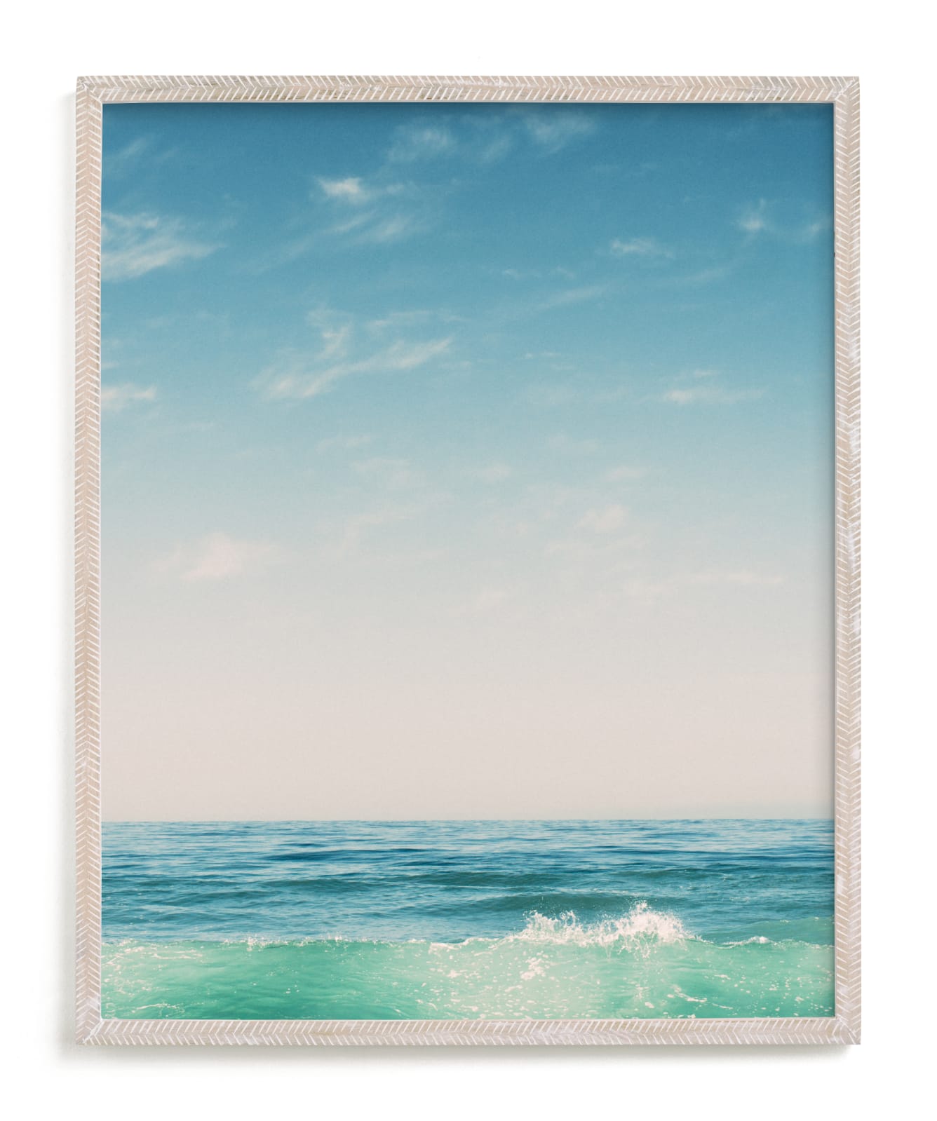 "Malibu Surf and Sky II" - Limited Edition Art Print by Kamala Nahas in beautiful frame options and a variety of sizes.