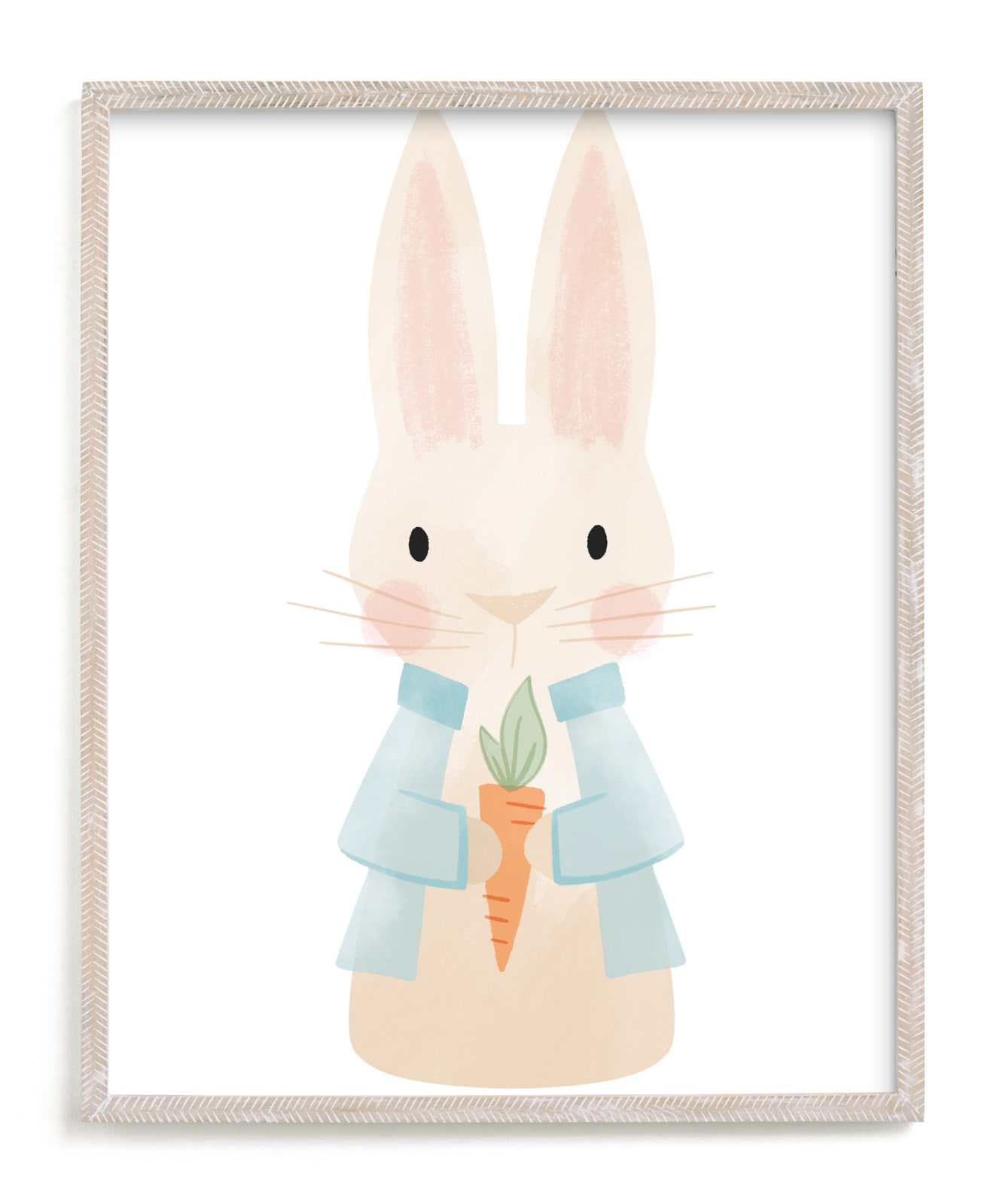 "Peter Rabbit" - Art Print by Jessie Steury in beautiful frame options and a variety of sizes.