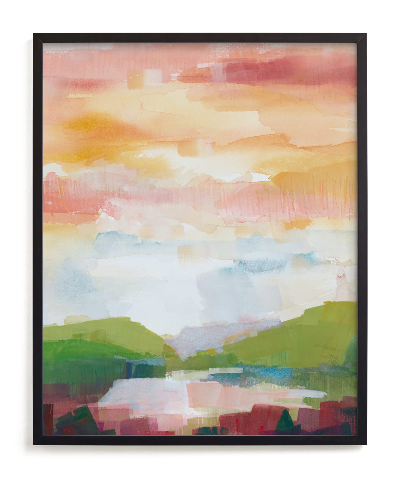 "Leaving Ojai" - Limited Edition Art Print by sue prue in beautiful frame options and a variety of sizes.