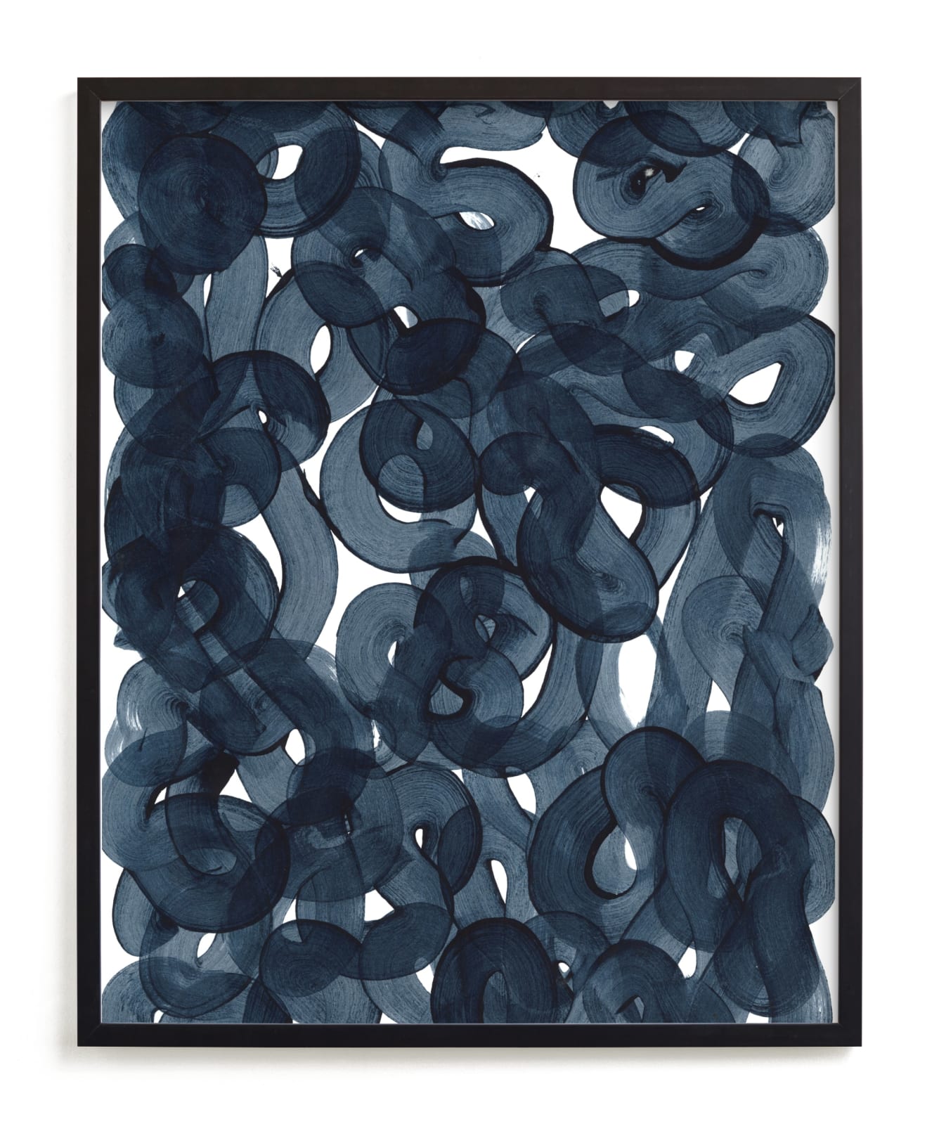 "Indigo Ink" - Limited Edition Art Print by Erin McCluskey Wheeler in beautiful frame options and a variety of sizes.