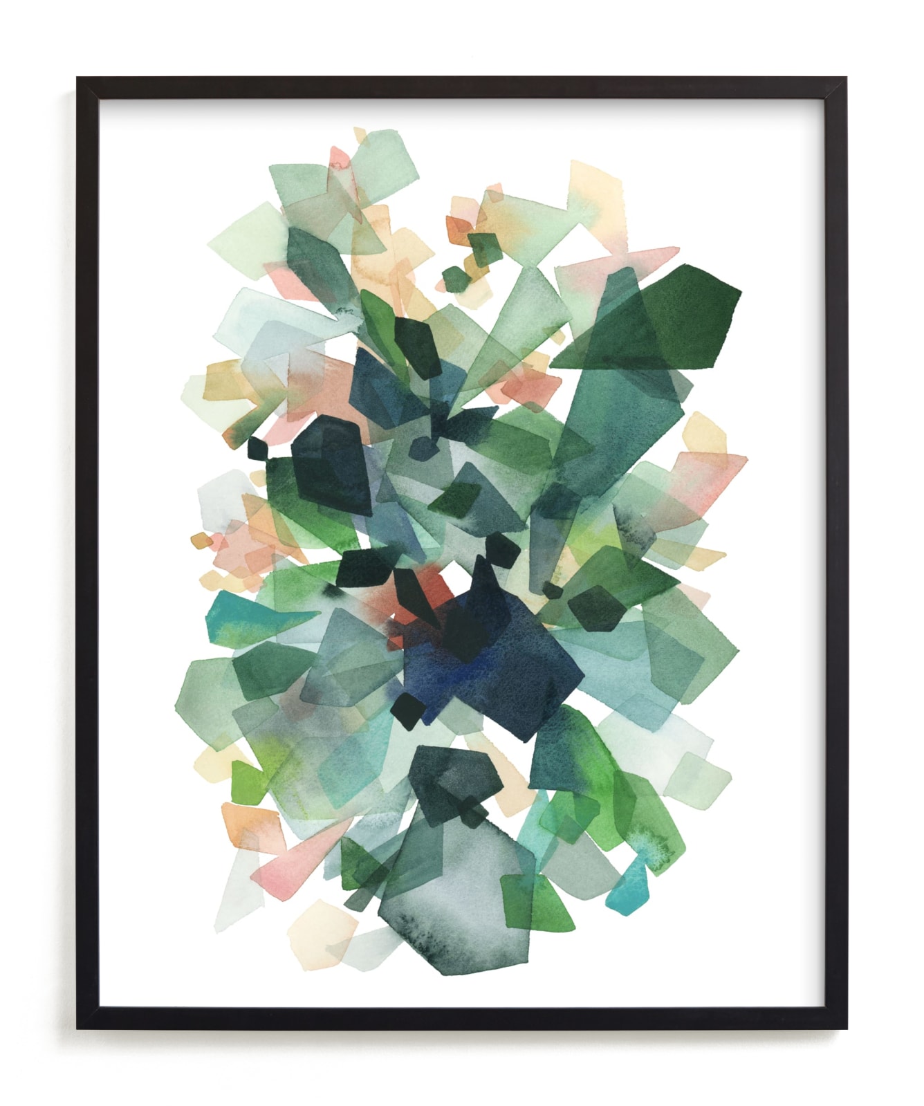 "Emerald Gems" - Limited Edition Art Print by Yao Cheng Design in beautiful frame options and a variety of sizes.