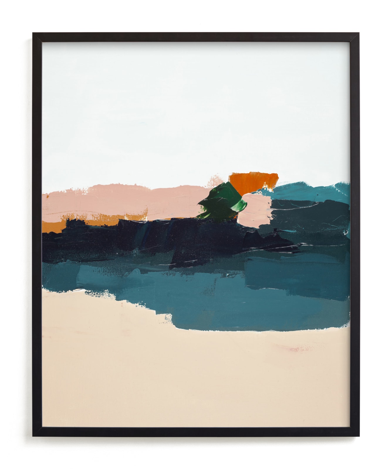 "Malibu Seascape" - Limited Edition Art Print by Caryn Owen in beautiful frame options and a variety of sizes.