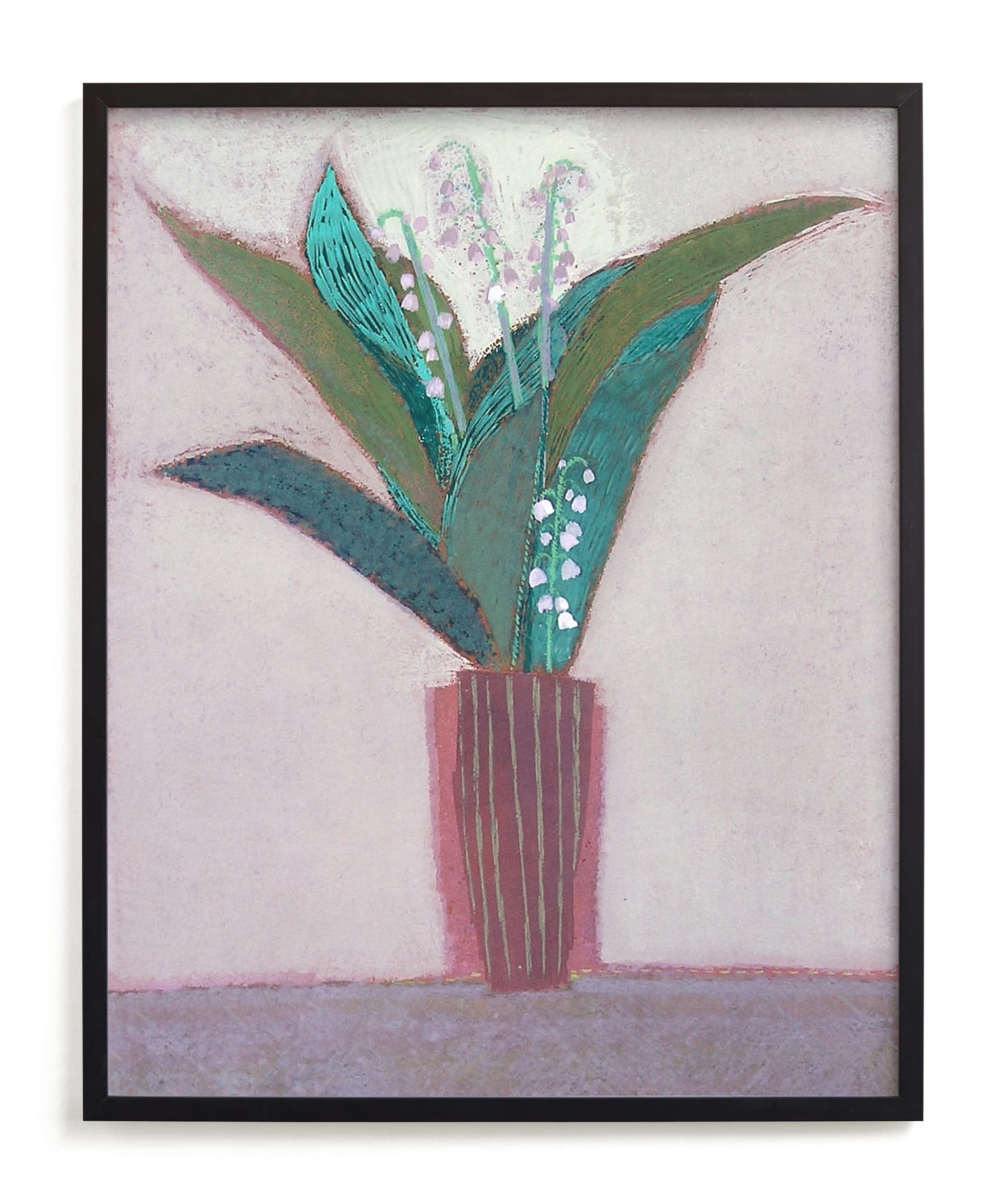 "lily of the valley" - Limited Edition Art Print by Liz Innvar in beautiful frame options and a variety of sizes.