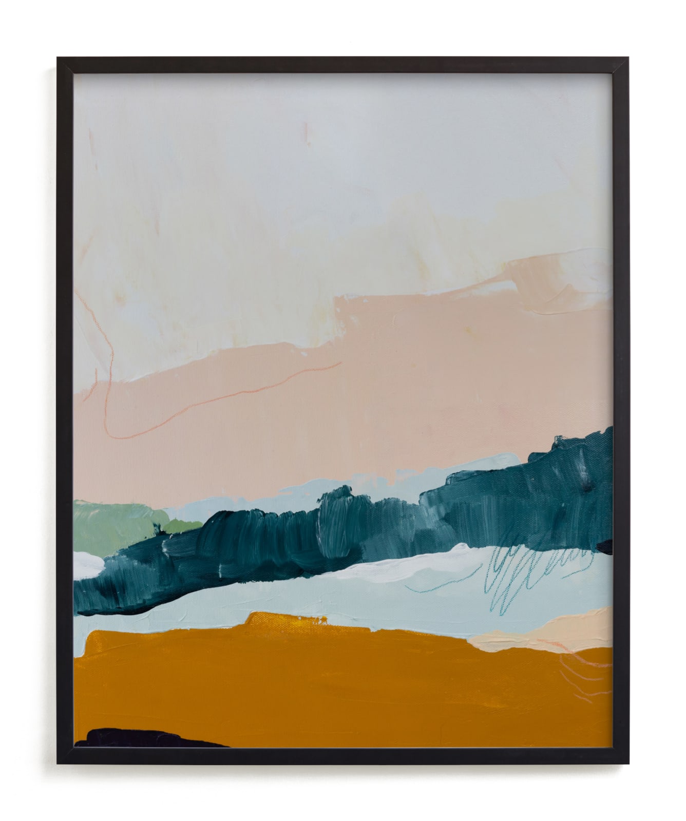 "Moving Mountains I" - Limited Edition Art Print by Kayla King in beautiful frame options and a variety of sizes.