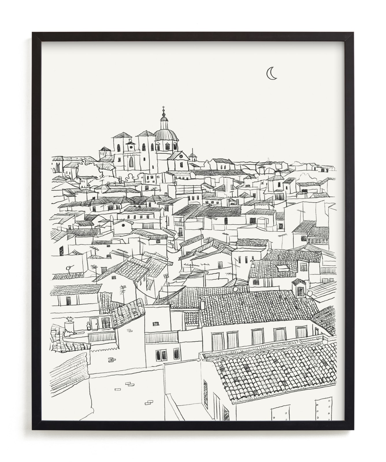 "Toledo" - Limited Edition Art Print by Adelyn T. in beautiful frame options and a variety of sizes.