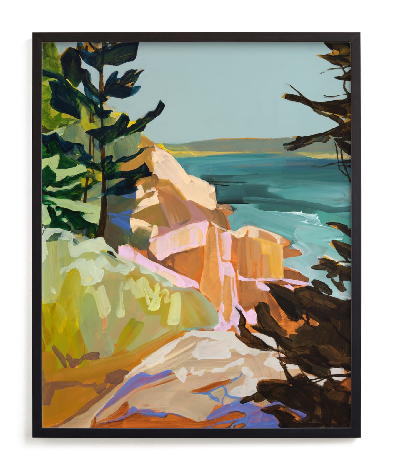 "Coast Office I" - Limited Edition Art Print by Jess Franks in beautiful frame options and a variety of sizes.