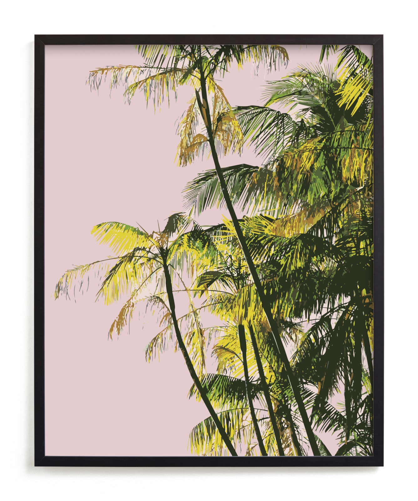 "Poster Palms" - Limited Edition Art Print by Catherine Culvenor in beautiful frame options and a variety of sizes.