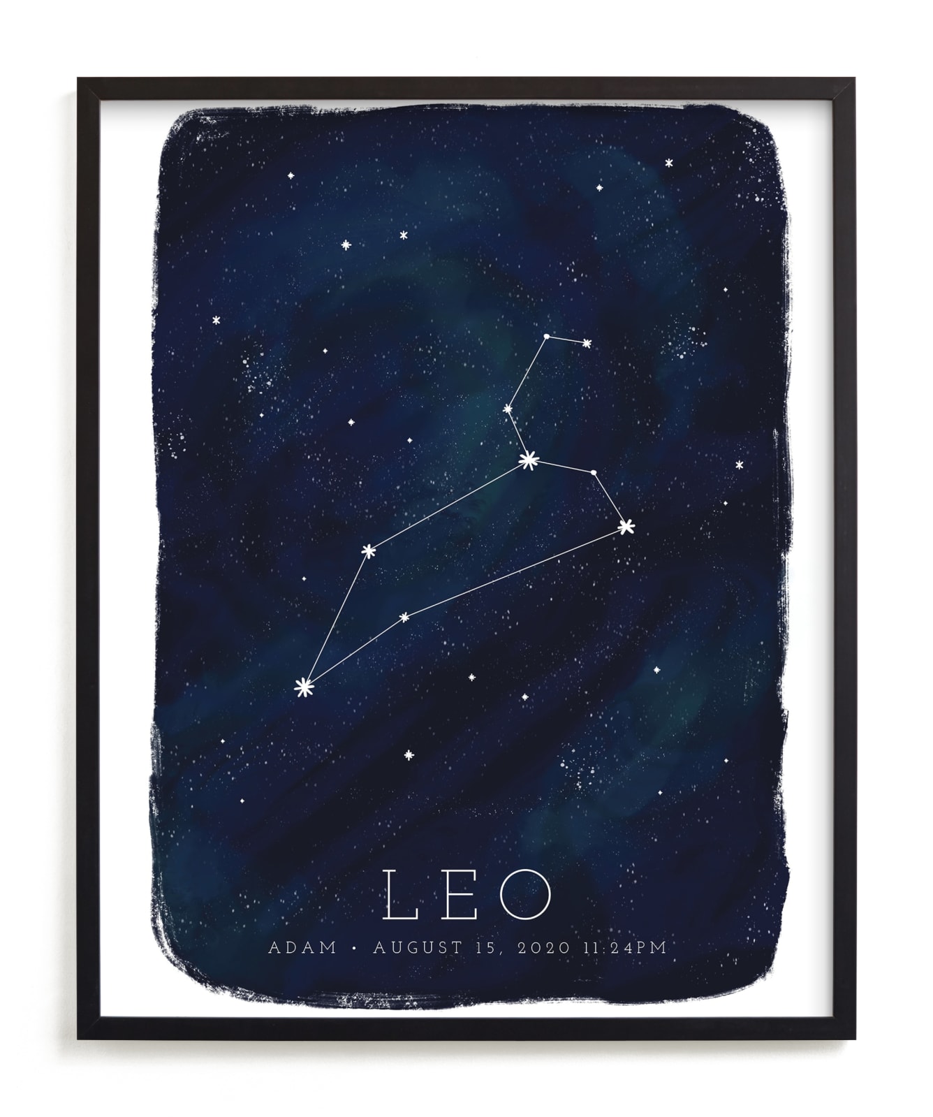 "Zodiac Constellation Leo" - Custom Open Edition Children's Art Print by Ashley Presutti Beasley in beautiful frame options and a variety of sizes.