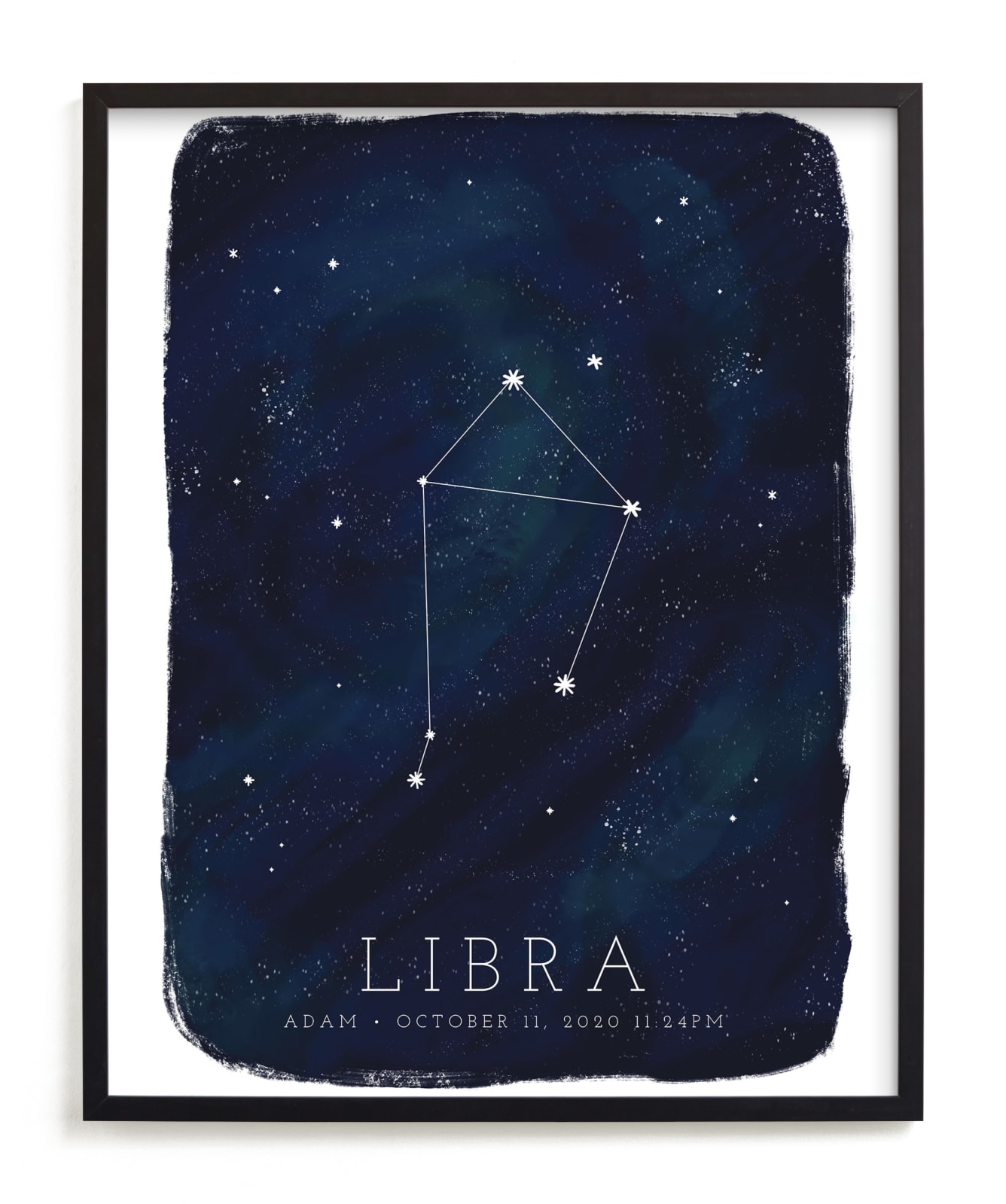 "Zodiac Constellation Libra" - Custom Open Edition Children's Art Print by Ashley Presutti Beasley in beautiful frame options and a variety of sizes.