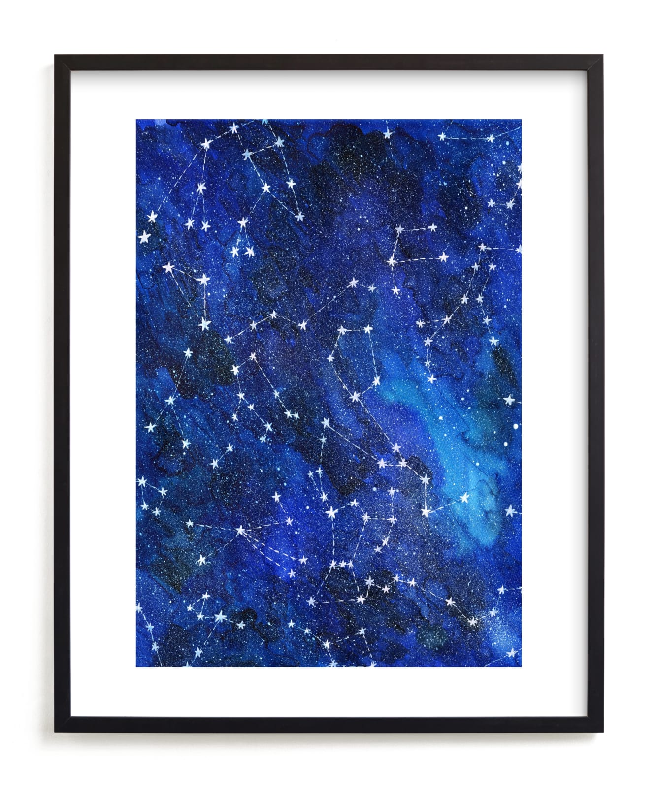 "Constellations" - Limited Edition Art Print by Alexandra Dzh in beautiful frame options and a variety of sizes.